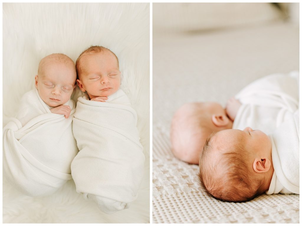 twin girl newborn photography 