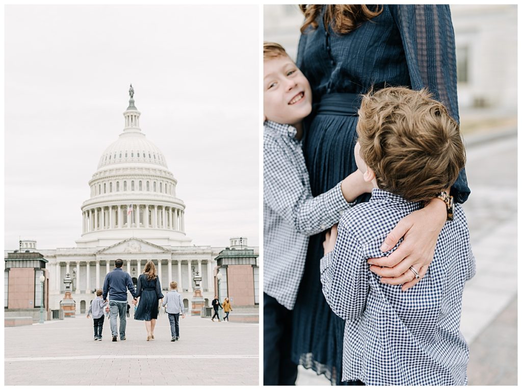A Winter Family Session at the U.S. Capitol 