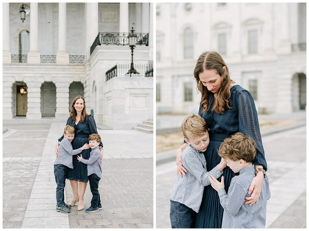 A Family Session at the U.S. Capitol