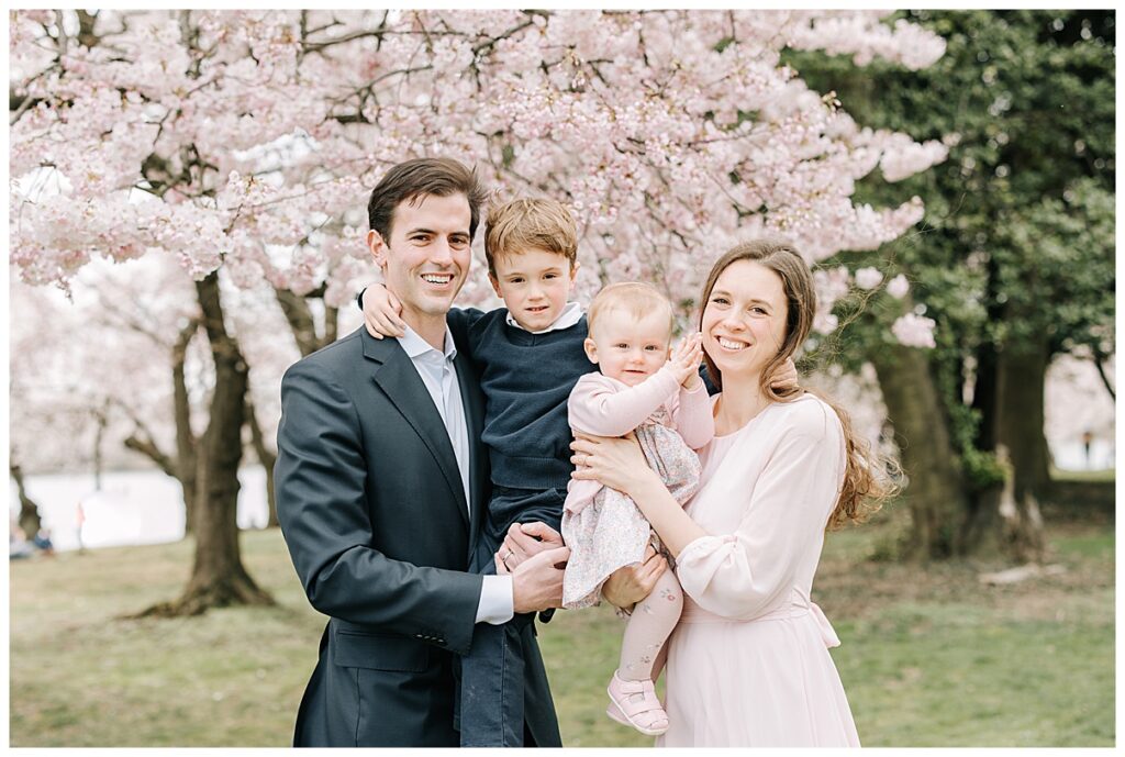 DC Cherry Blossom Family Photographer