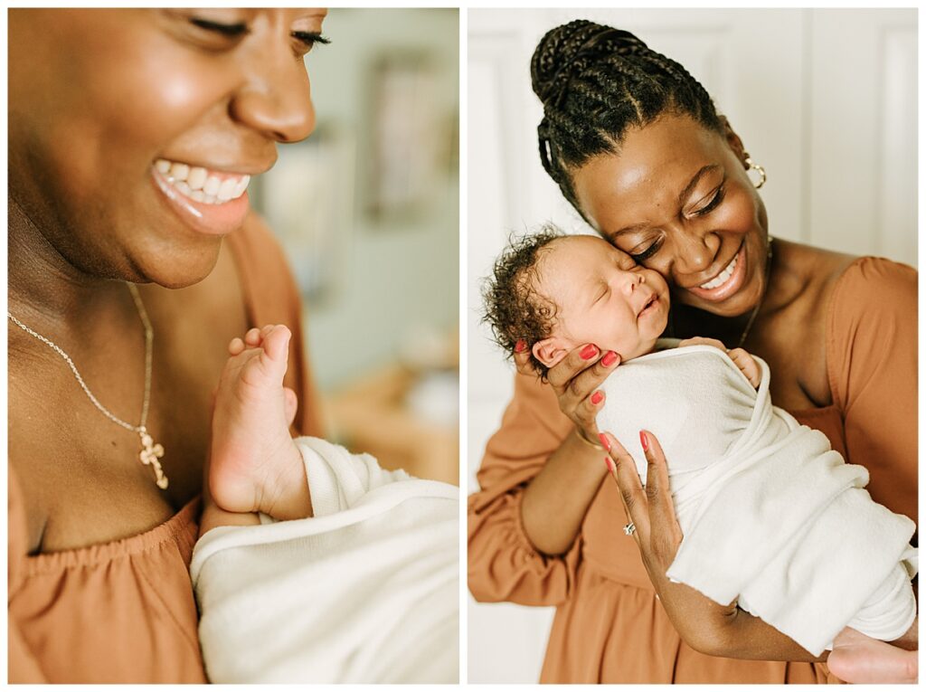 Joyful In-home Newborn Session