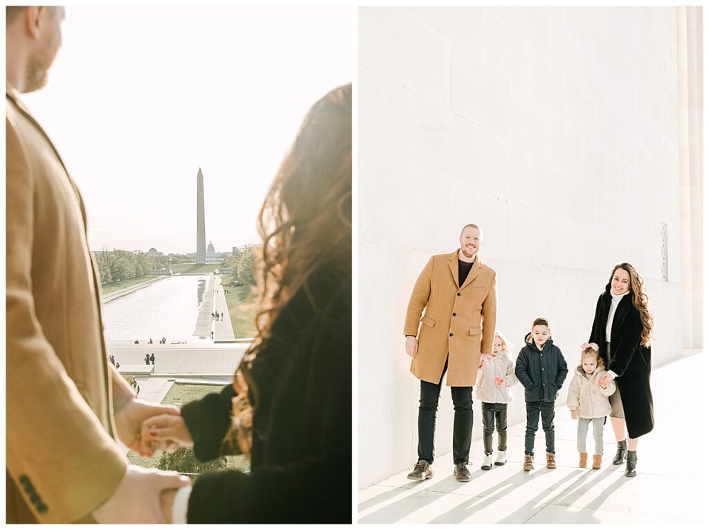 A Family Session at the Lincoln Memorial