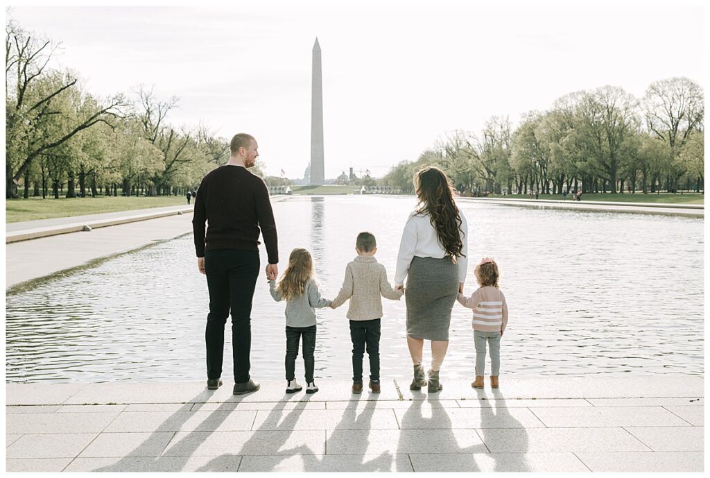 A Family Session at the Lincoln Memorial