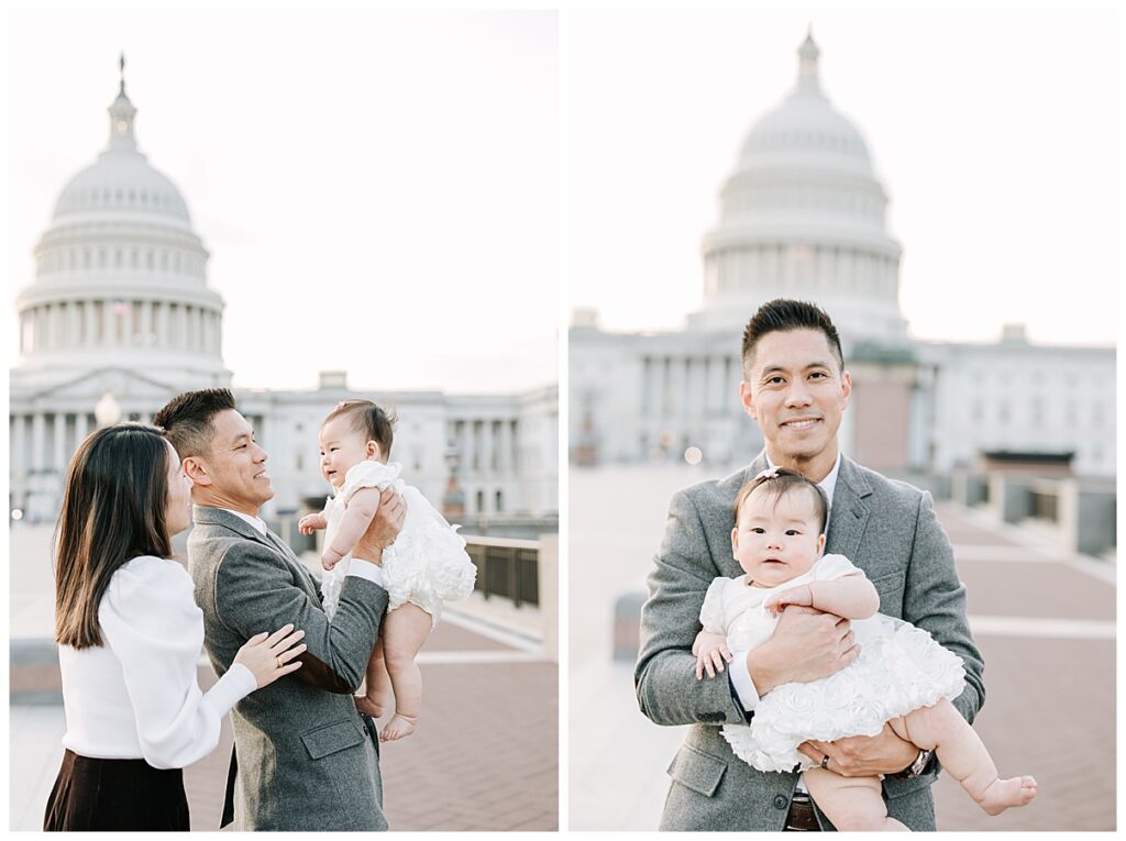 family portraits at the Capitol 
