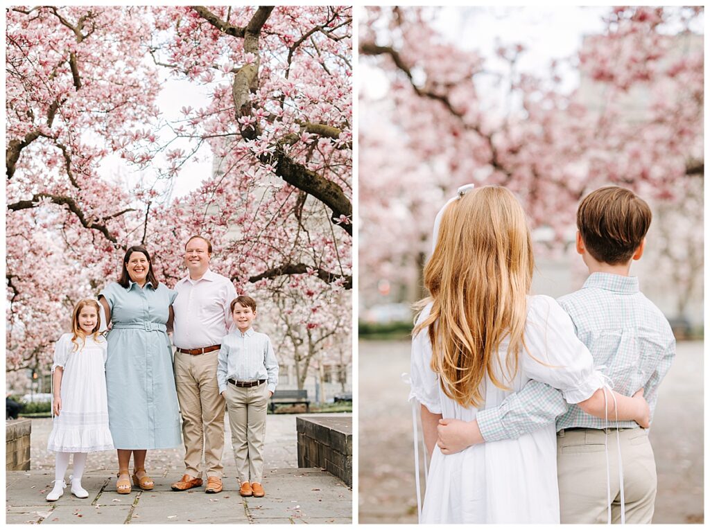 Magnolia Blossom Family Session