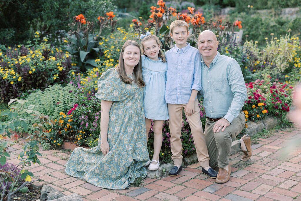 Family Photos in Bishop's Garden