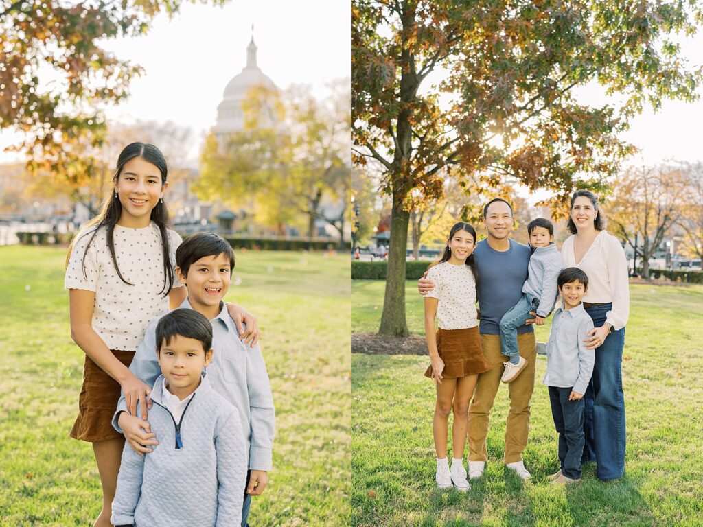 Fall Family Session at the Capitol 