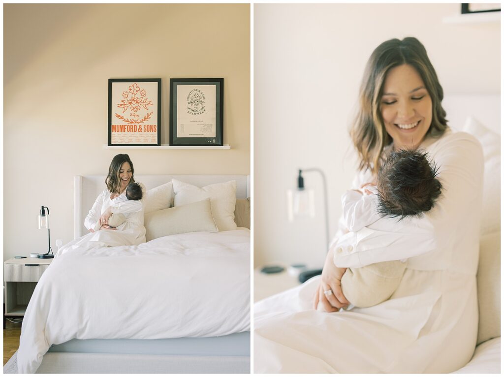 Cozy Winter Newborn Session on Capitol Hill