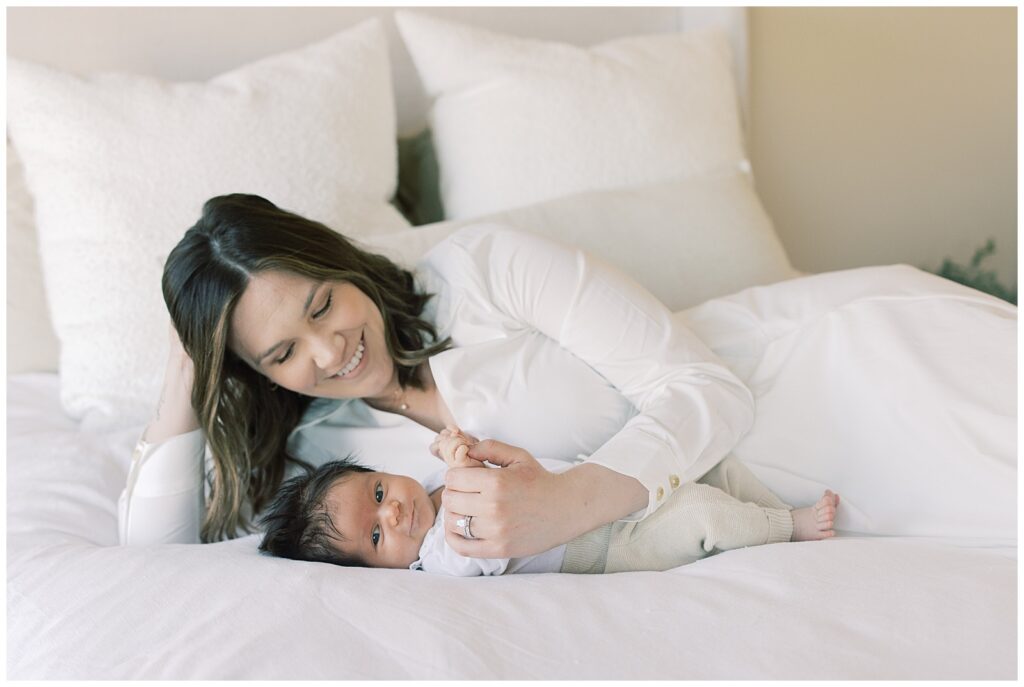 Cozy Winter Newborn Session on Capitol Hill