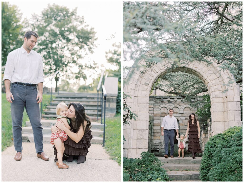 Family Photos in Bishop's Garden 