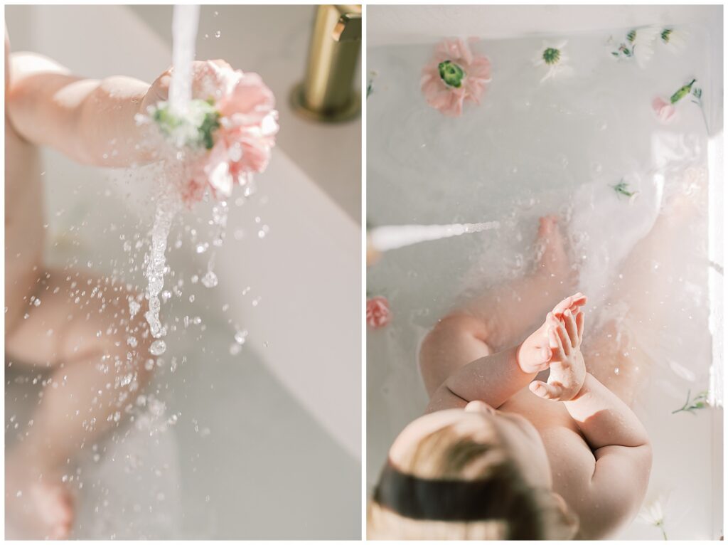 Baby in the Kitchen Sink